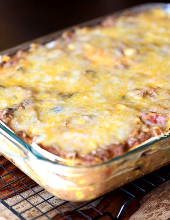 Burrito Lasagna Baked