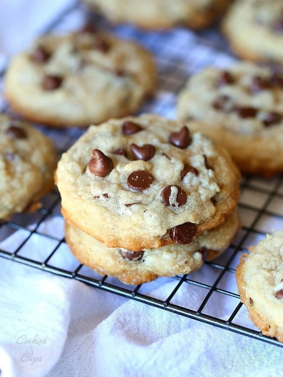 Coconut Chocolate Chip Cookies.. perfectly soft cookies with a coconut flavor that is SO GOOD!