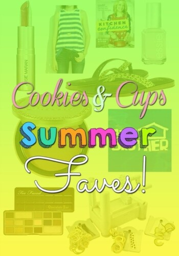 Summer Stuff on Cookies and Cups
