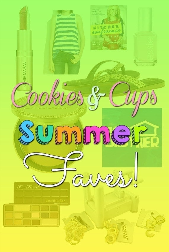 Summer Stuff on Cookies and Cups