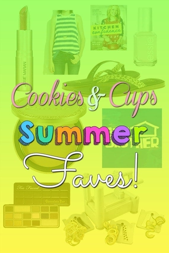 Summer Stuff on Cookies and Cups