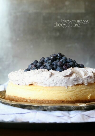 blueberry mousse cheesecake