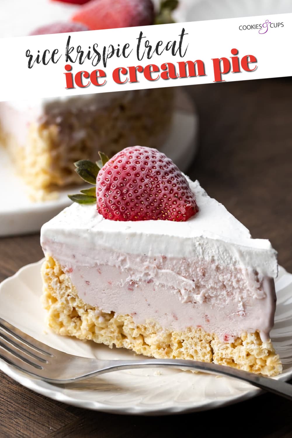 rice krispie treat ice cream pie