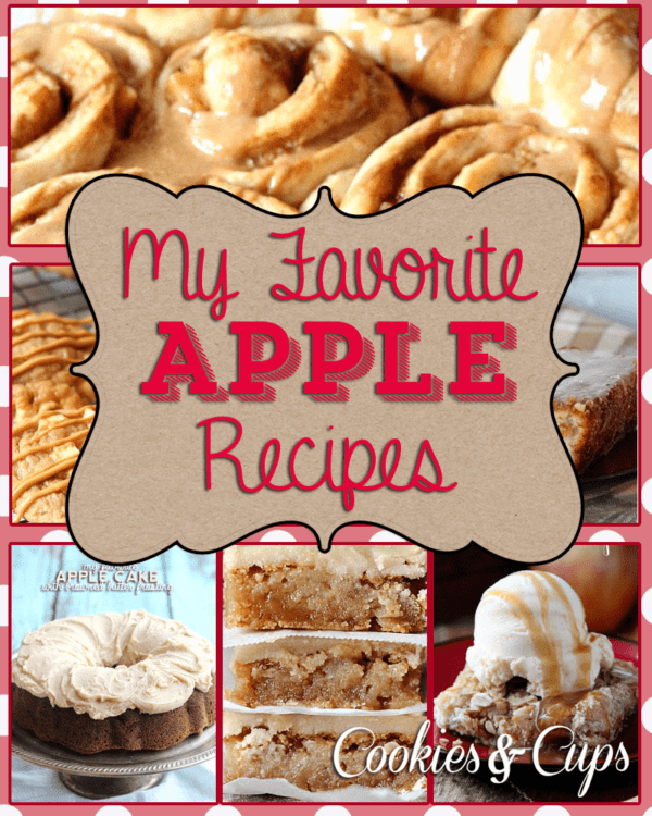 my favorite apple recipes