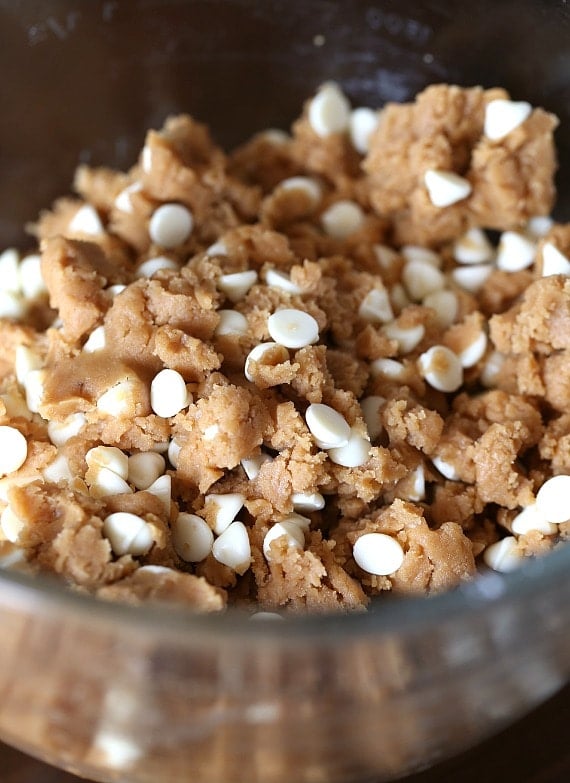 Peanut Butter White Chip Cookie DOugh!