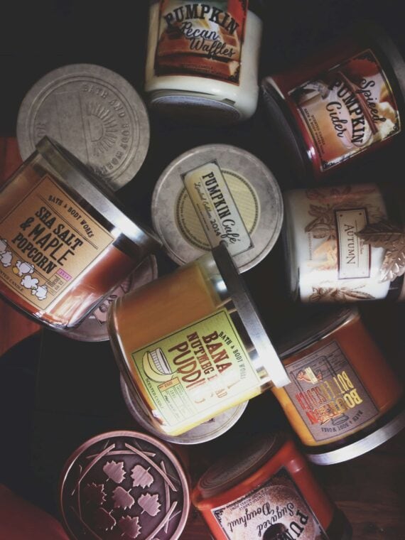 A collection of favorite candles