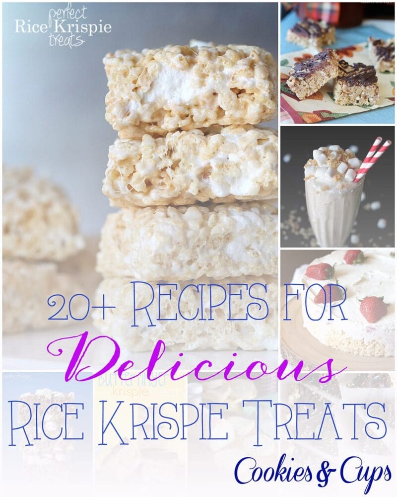 20+ recipes for rice krispie treats