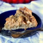 Image of a Slice of Apple Crumble Tart