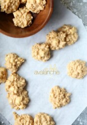 No Bake Avalanche Cookies ~ Super simple and based on one of the most popular recipes on my site, Avalanche Bars!