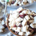 Cranberry Bliss Snack Mix (aka Cranberry Bliss Muddy Buddy Mix) is crazy delicious!!