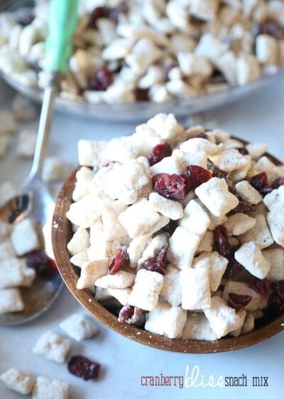cranberry bliss snack mix