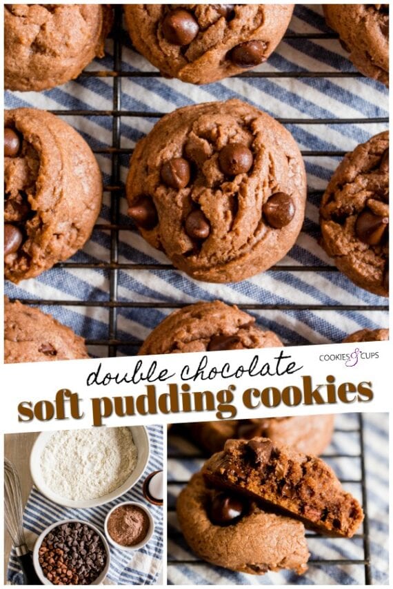 Double Chocolate Pudding Cookies