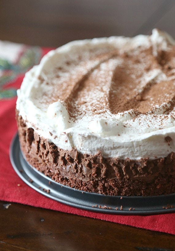 Image of a Sugar Wafer Chocolate Mousse Pie