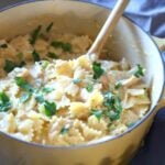 Cheesy Chicken and Bow Tie Pasta...a simple totally yummy weeknight dinner!