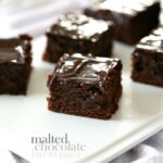 Image of Malted Chocolate Brownies