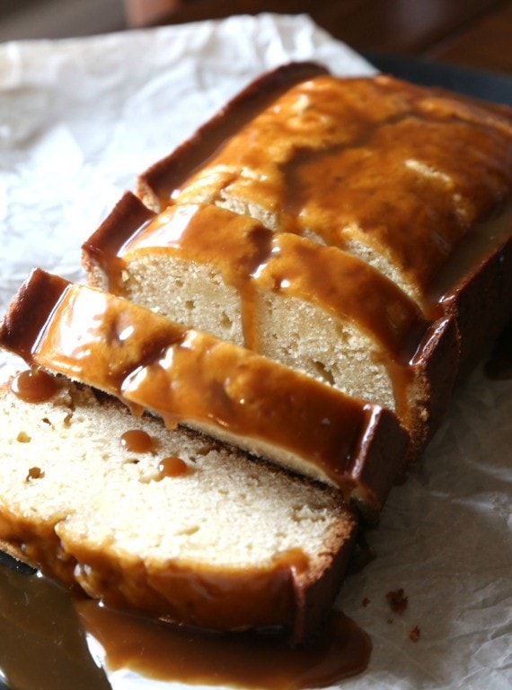 Image of Brown Sugar Pound Cake with Salty Butterscotch Sauce