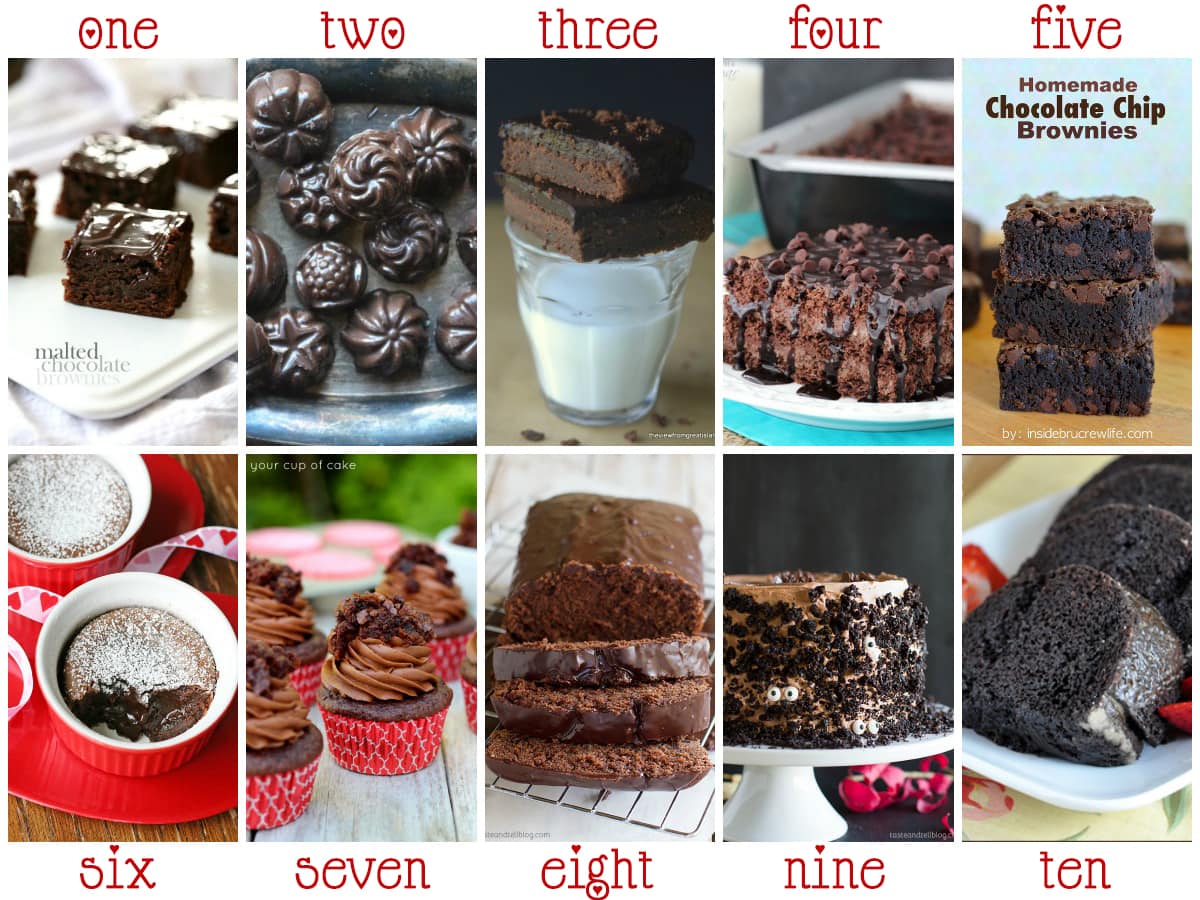 Death By Chocolate Recipe Round Up - Cookies and Cups