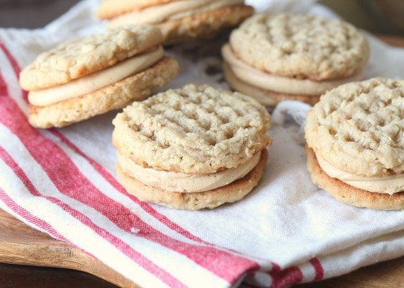 Copycat Do-Si-Dos Recipe... the popular Peanut Butter Sandwich Girl Scout cookie that you can easily make at home and it's SO much better!