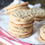 Copycat Do-Si-Dos Recipe... the popular Peanut Butter Sandwich Girl Scout cookie that you can easily make at home and it's SO much better!