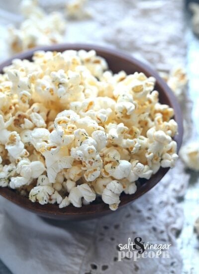 salt and vinegar popcorn