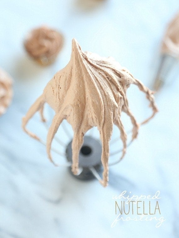 Whipped Nutella Frosting...one of the best things I have ever eaten!!