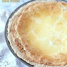 Bayou Brownie Pie-image