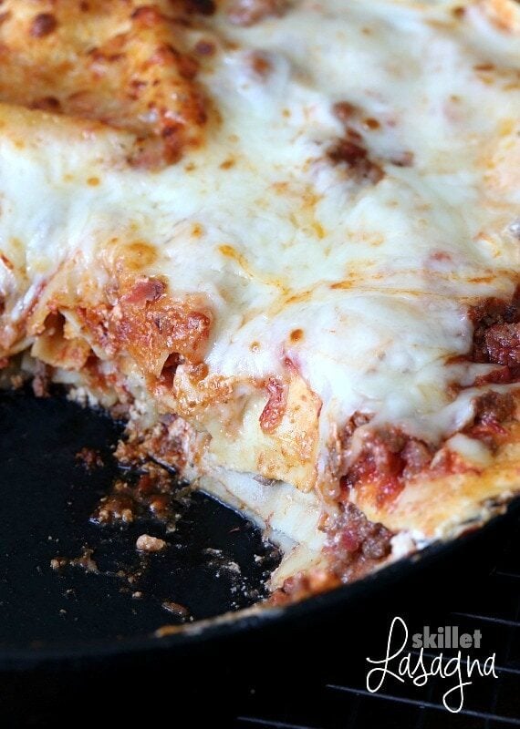 Easy Skillet Lasagna!