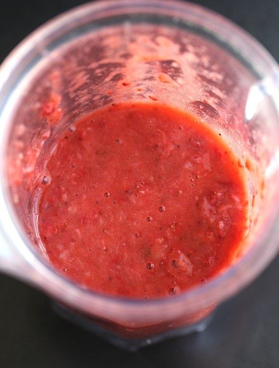 Roasted Strawberry Puree!