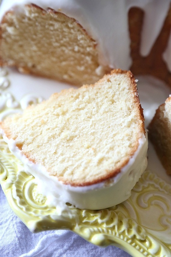 Meyer Lemon Bundt Cake...super soft and perfectly sweet!