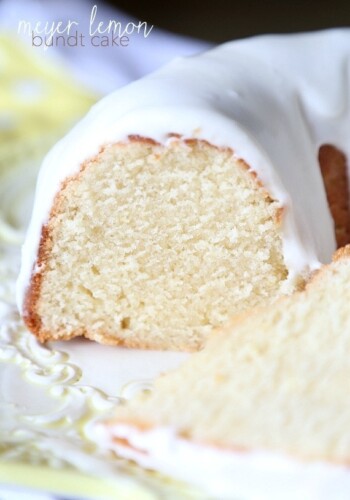 Meyer Lemon Bundt Cake...super soft and perfectly sweet!