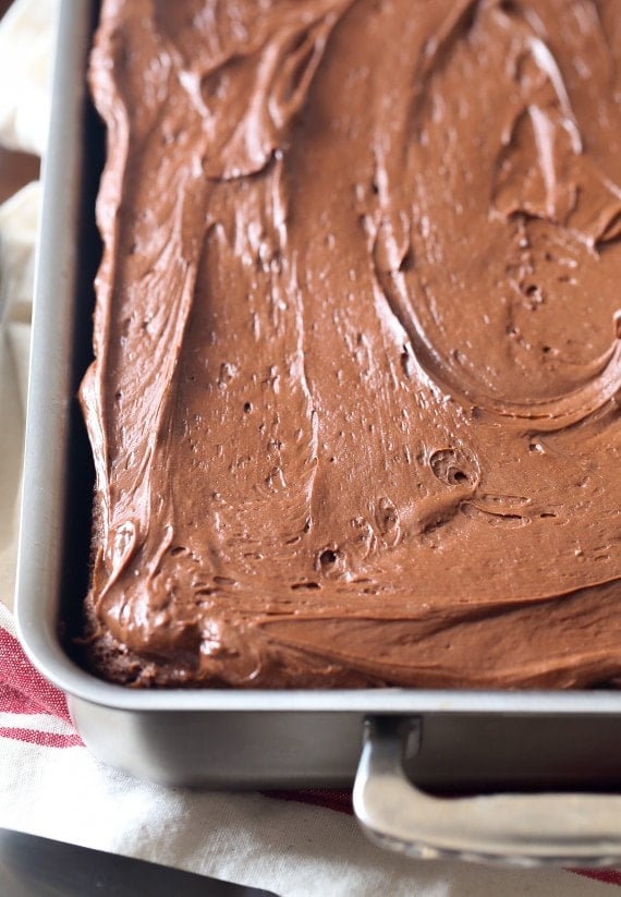 This Chocolate Malt Cake with ULTRA creamy Chocolate Malt Frosting is SO simple and is the softest cake you'll ever have!