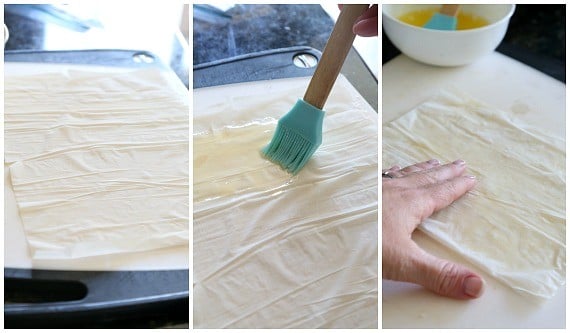 Making Nutella filled Phyllo "cigars"! LOVE these!