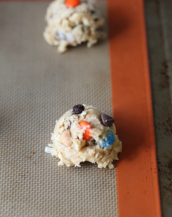 Coconut Oil Trail Mix Cookies