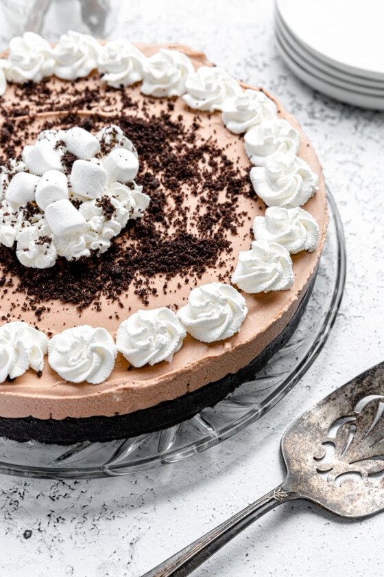 Creamy Marshmallow Chocolate Pie