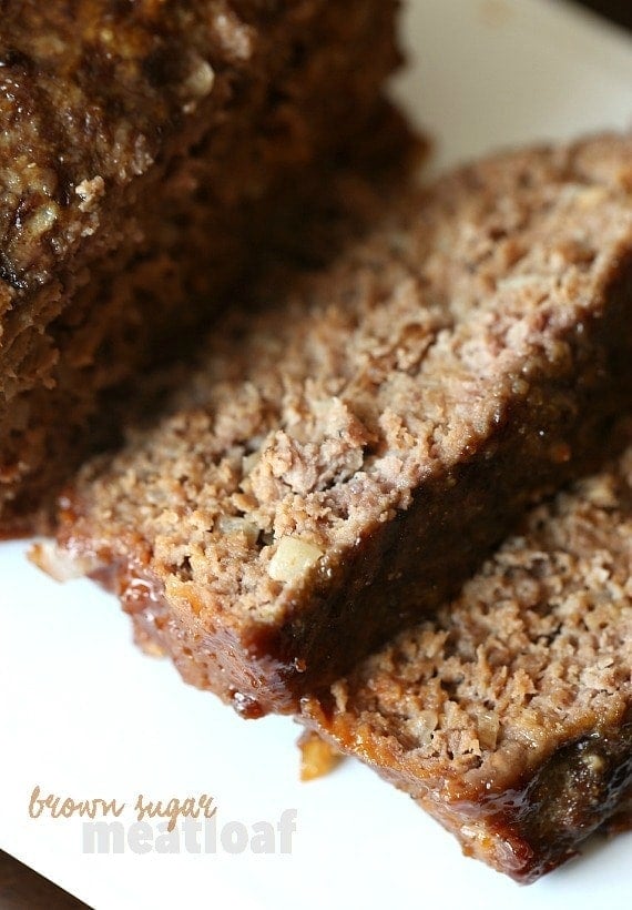 Brown Sugar Meatloaf is an easy weeknight meat that combines sweet and savory in a classic dish!