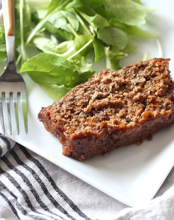 Brown Sugar Meatloaf is an easy weeknight meat that combines sweet and savory in a classic dish!