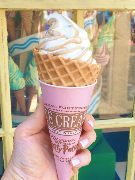 Butterbeer Softserve! 