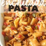 This easy Chicken Enchilada Pasta is loaded with flavor, easy to prepare and will feed a crowd!