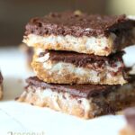 These Coconut Layer Bars are so sweet, rich and simple to make!