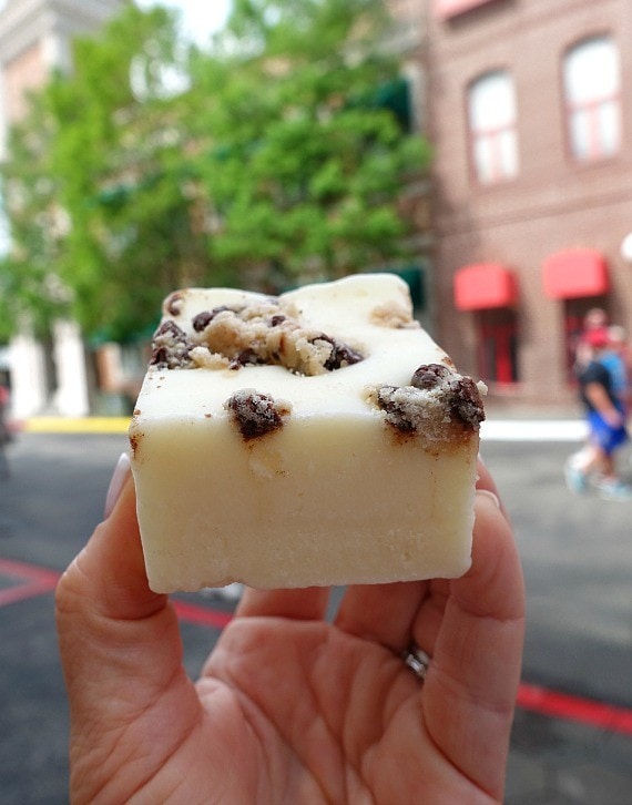 Cookie Dough Fudge in Universal Studios