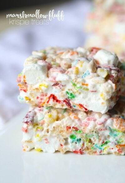 marshmallow fluff krispie treats