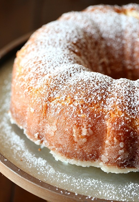 This Kentucky Butter Cake is CRAZY moist, buttery and coated with a sweet buttery glaze that crusts the outside and soaks into the cake making it amazing for days. Simply amazing!