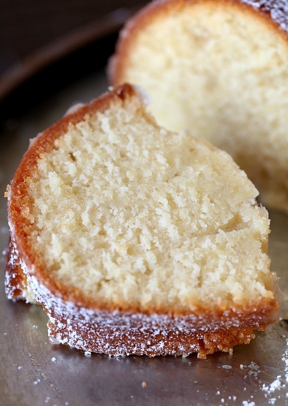 This Kentucky Butter Cake is CRAZY moist, buttery and coated with a sweet buttery glaze that crusts the outside and soaks into the cake making it amazing for days. Simply amazing!