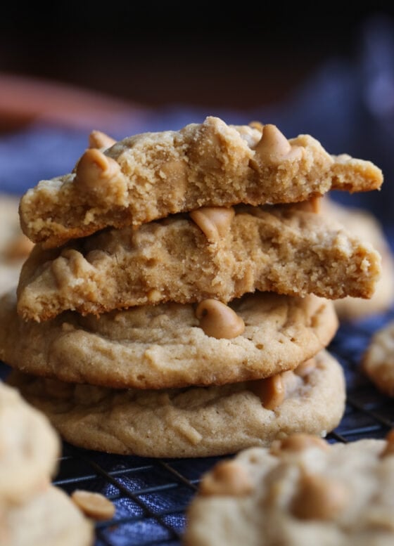 Perfectly Soft Peanut Butter Cookies | Cookies and Cups