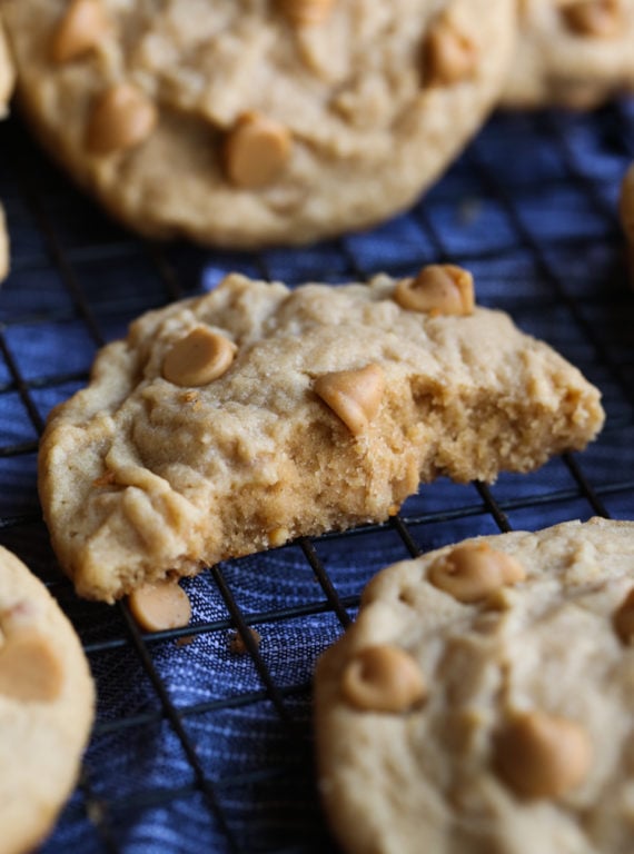 Soft Peanut Butter Cookies are the best cookie recipe. No criss cross pattern necessary for these peanut butter cookies!