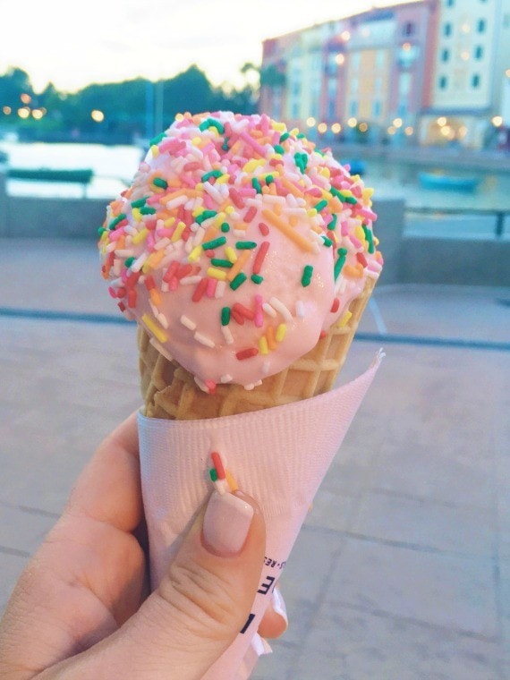 Pink Marshmallow Gelato