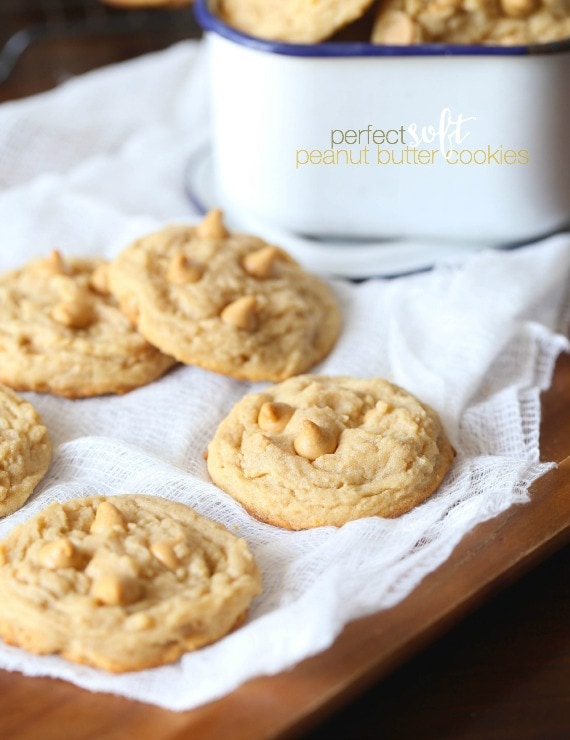 The Perfect Soft Peanut Butter Cookie - Cookies and Cups