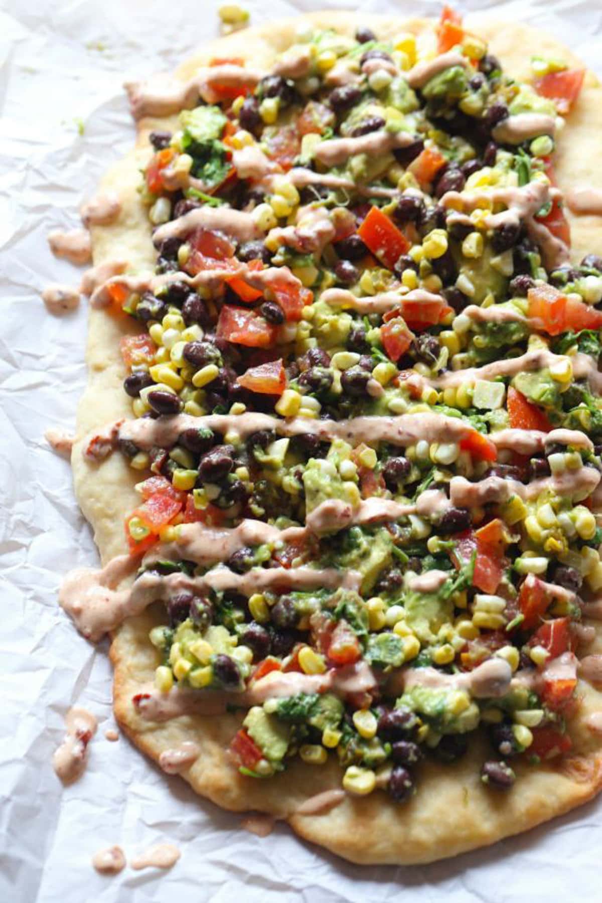 Cowboy Caviar Pizza served to eat
