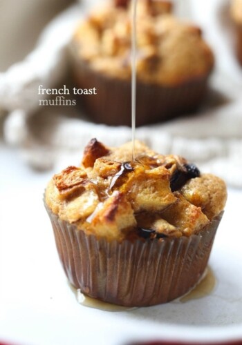 French Toast Muffins...easy, delicious and moist muffins topped with a sweet Cinnamon Swirl French Toast Streusel.