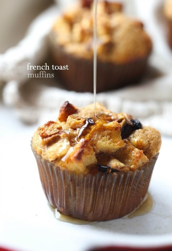 French Toast Muffins...easy, delicious and moist muffins topped with a sweet Cinnamon Swirl French Toast Streusel.